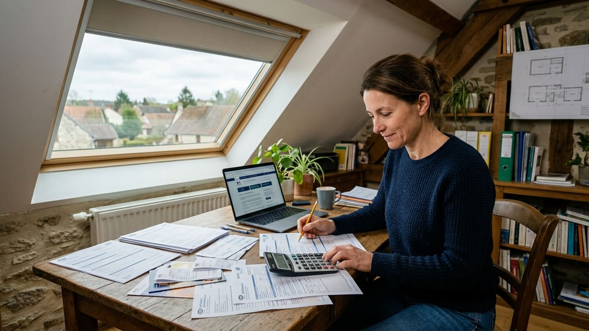 Simulation de calcul de crédit d'impôt pour installation Velux en France